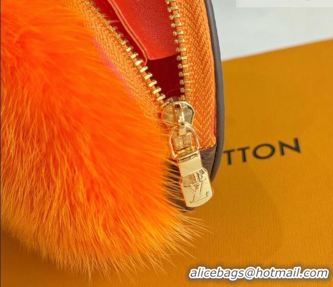 Discount Louis Vuitton LV Clementine Pouch Bag Charm M03221 Orange 2026