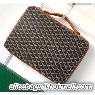 Best Quality Goyard Compagnon Universel A4 8065 Black And Brown 2025