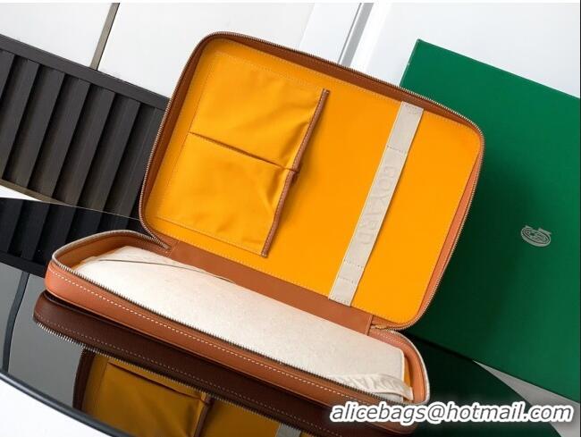 Best Quality Goyard Compagnon Universel A4 8065 Black And Brown 2025