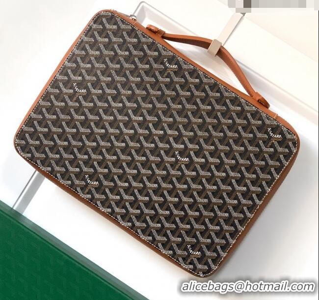 Best Quality Goyard Compagnon Universel A4 8065 Black And Brown 2025