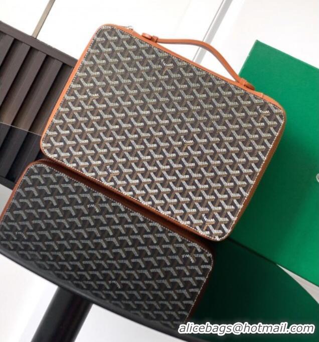 Best Quality Goyard Compagnon Universel A4 8065 Black And Brown 2025