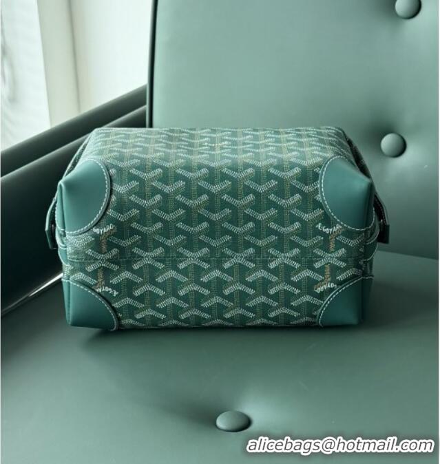 Buy Discount Goyard Bowling 25 Toiletry Bag With Strap 020216 Green 2025