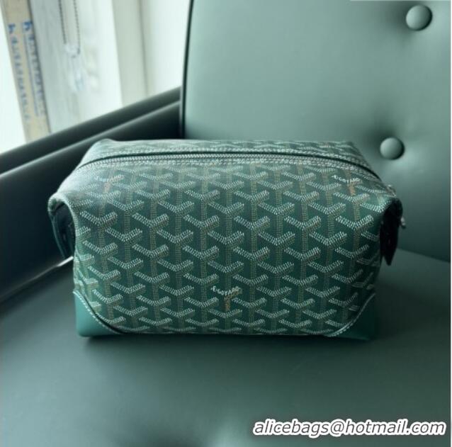 Buy Discount Goyard Bowling 25 Toiletry Bag With Strap 020216 Green 2025
