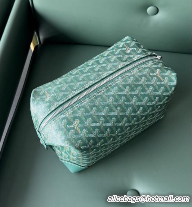 Buy Discount Goyard Bowling 25 Toiletry Bag With Strap 020216 Green 2025