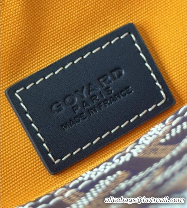 Luxury Cheap Goyard Bowling 25 Toiletry Bag With Strap 020216 Navy Blue 2025