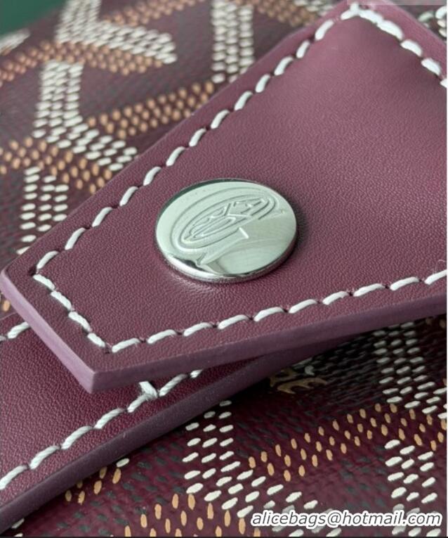 Discount Goyard Bowling 25 Toiletry Bag With Strap 020216 Burgundy 2025