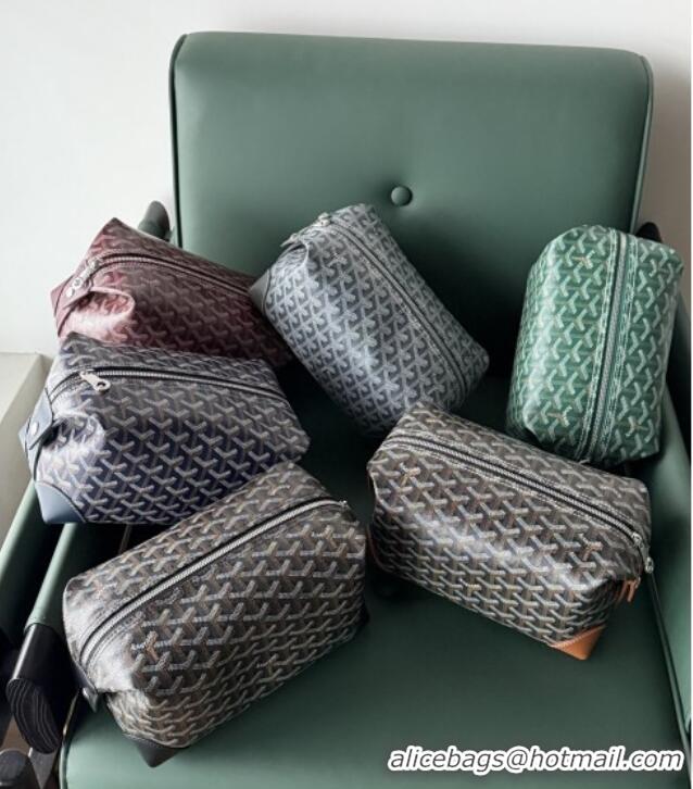 Discount Goyard Bowling 25 Toiletry Bag With Strap 020216 Burgundy 2025