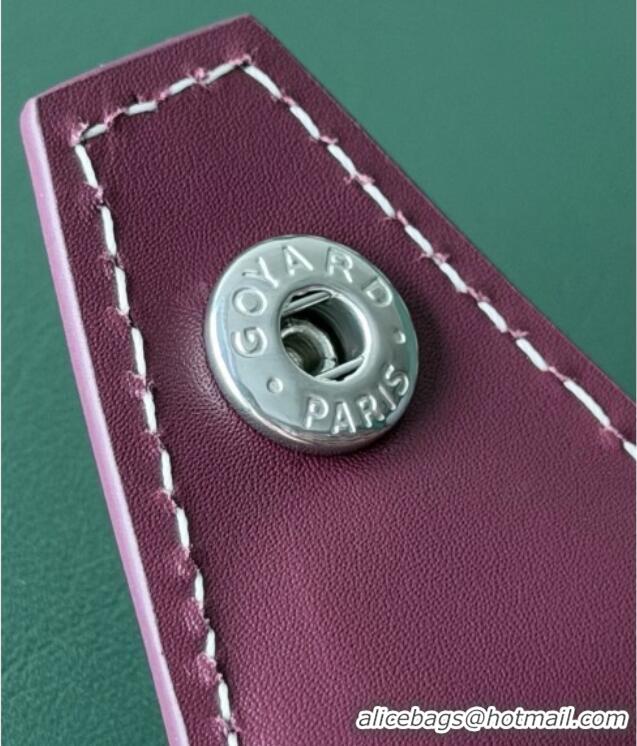 Discount Goyard Bowling 25 Toiletry Bag With Strap 020216 Burgundy 2025