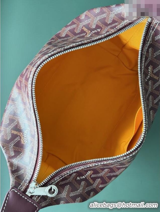 Discount Goyard Bowling 25 Toiletry Bag With Strap 020216 Burgundy 2025