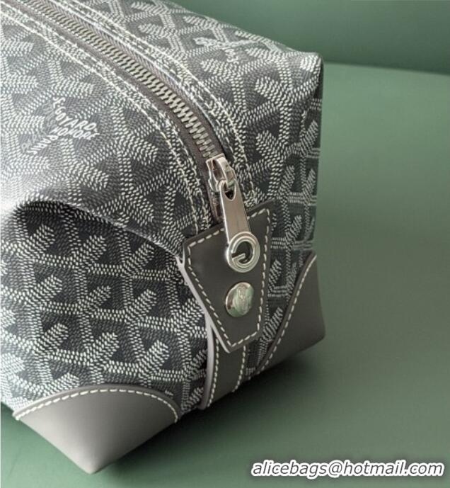 Top Design Goyard Bowling 25 Toiletry Bag With Strap 020216 Grey 2025