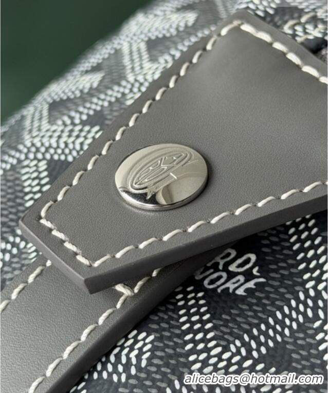 Top Design Goyard Bowling 25 Toiletry Bag With Strap 020216 Grey 2025