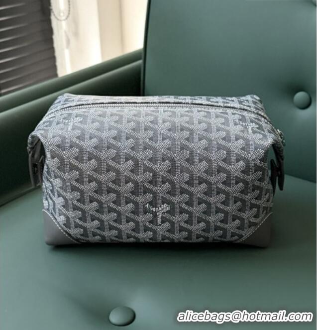Top Design Goyard Bowling 25 Toiletry Bag With Strap 020216 Grey 2025