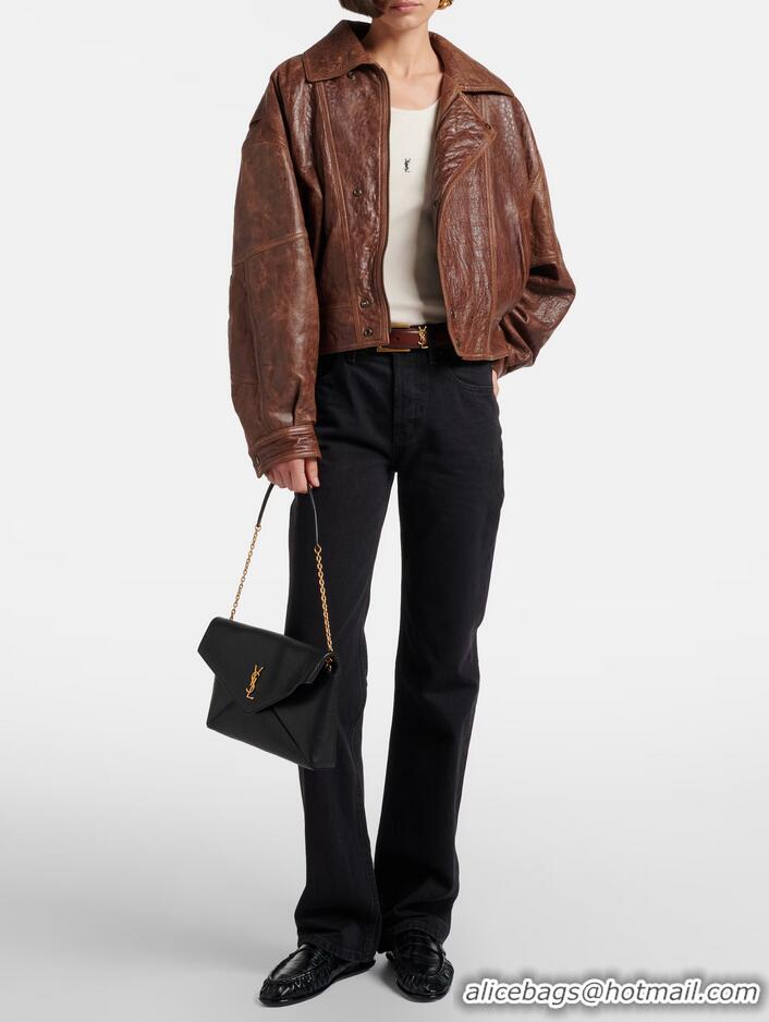 ​Low Cost Saint Laurent Cassandre Ribbed-knit Cotton Tank Top Y8956 White