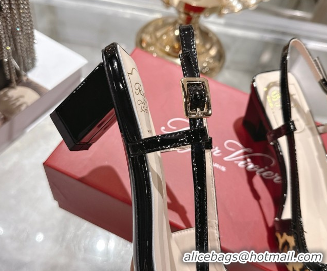 Best Product Roger Vivier Belle Vivier Slingbacks Pump 4.5cm in Leopard Print Pony Hair Beige/Black RV121106 1211136 202