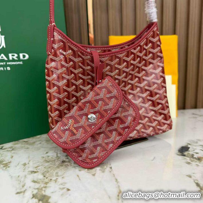 Buy Inexpensive Goyard Boheme Mini Hobo Bag G4592 Red