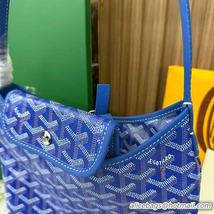 Shop Promotional Goyard Boheme Mini Hobo Bag G4592 Light Blue