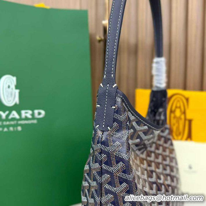 Buy Fashionable Goyard Boheme Mini Hobo Bag G4592 Navy Blue