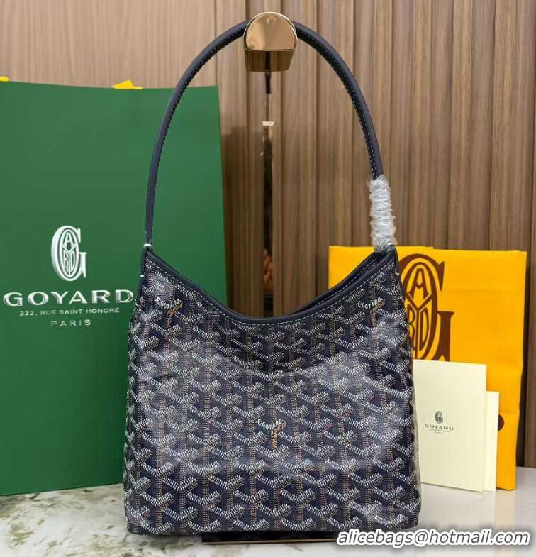 Buy Fashionable Goyard Boheme Mini Hobo Bag G4592 Navy Blue