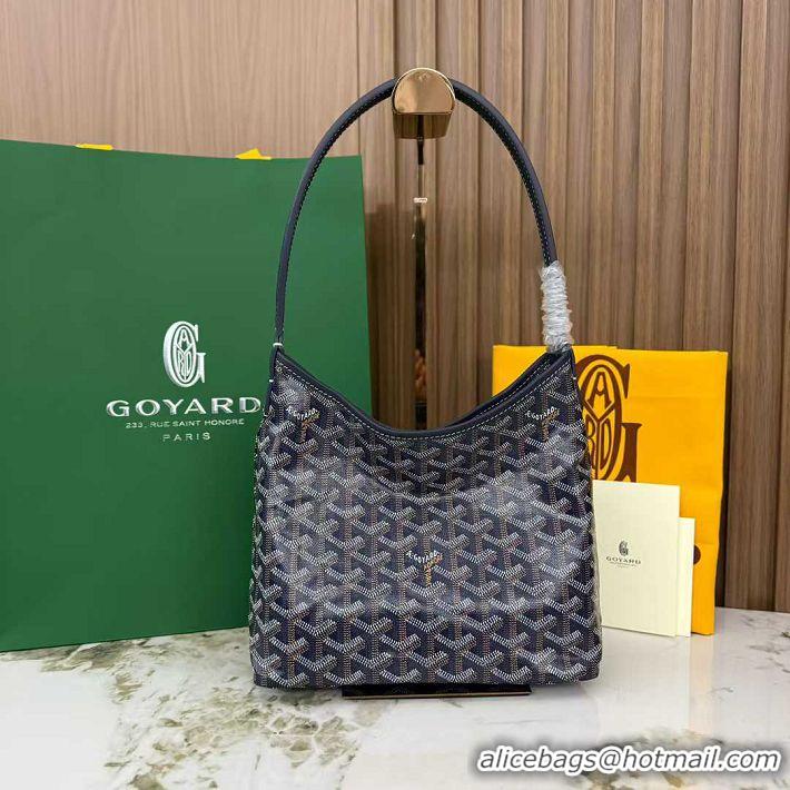 Buy Fashionable Goyard Boheme Mini Hobo Bag G4592 Navy Blue