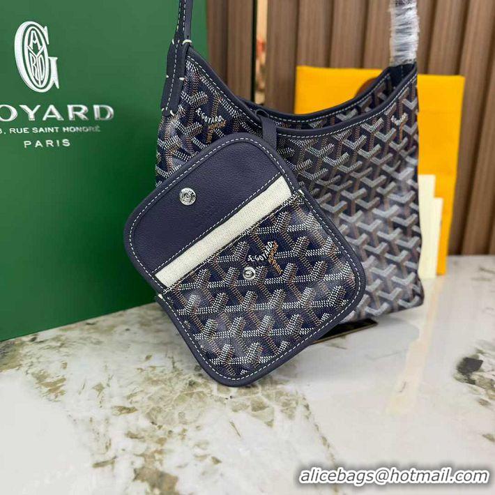 Buy Fashionable Goyard Boheme Mini Hobo Bag G4592 Navy Blue