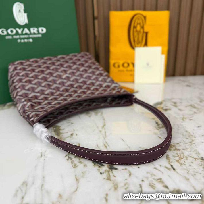 Luxury Cheap Goyard Boheme Mini Hobo Bag G4592 Burgundy