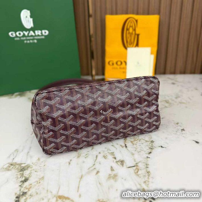 Luxury Cheap Goyard Boheme Mini Hobo Bag G4592 Burgundy