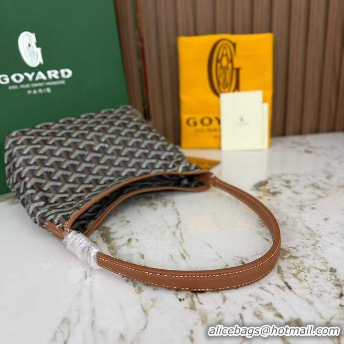 Traditional Discount Goyard Boheme Mini Hobo Bag G4592 Black And Tan