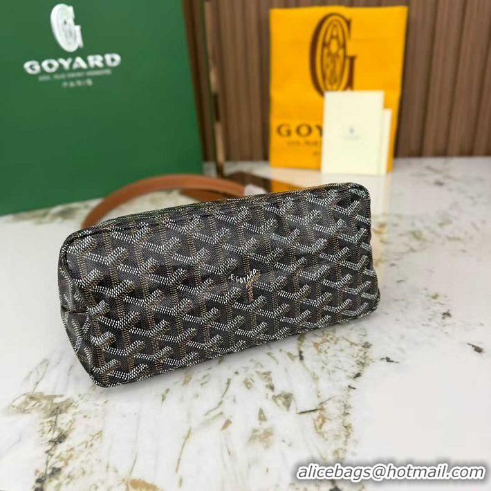 Traditional Discount Goyard Boheme Mini Hobo Bag G4592 Black And Tan