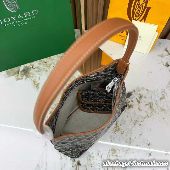 Traditional Discount Goyard Boheme Mini Hobo Bag G4592 Black And Tan