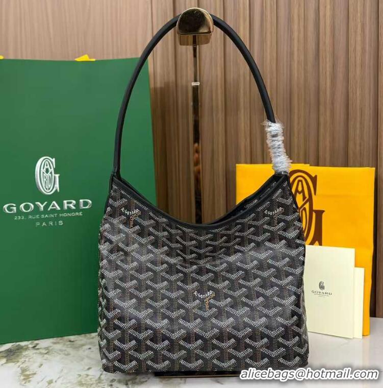 Luxury Cheap Goyard Boheme Mini Hobo Bag G4592 Black