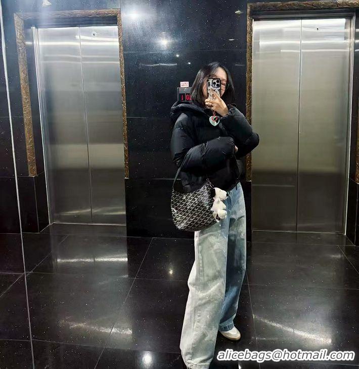 Luxury Cheap Goyard Boheme Mini Hobo Bag G4592 Black