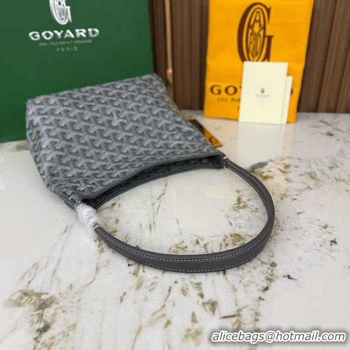 Top Grade Goyard Boheme Mini Hobo Bag G4592 Dark Grey