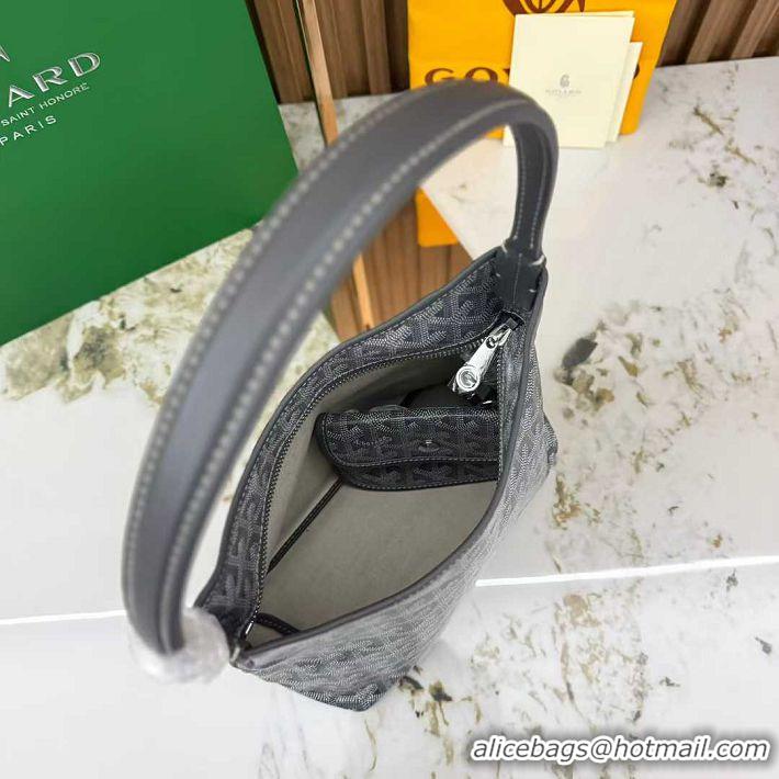 Top Grade Goyard Boheme Mini Hobo Bag G4592 Dark Grey