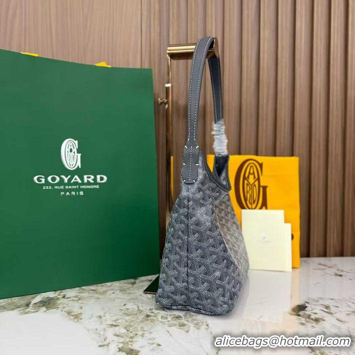 Top Grade Goyard Boheme Mini Hobo Bag G4592 Dark Grey