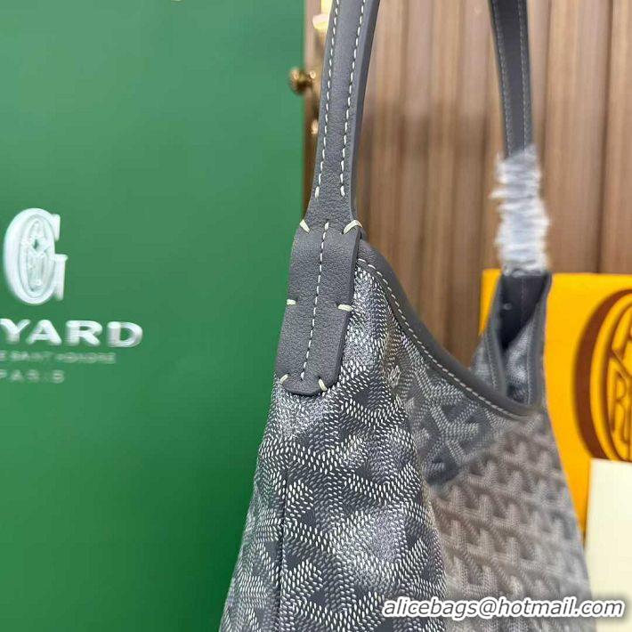 Top Grade Goyard Boheme Mini Hobo Bag G4592 Dark Grey