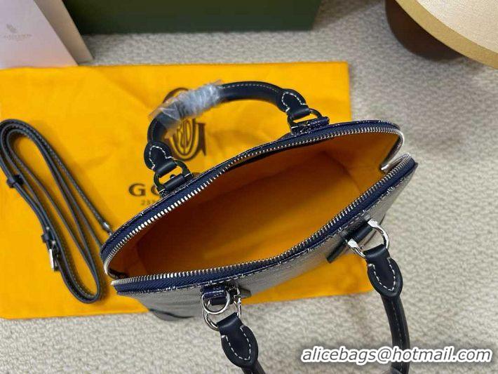 Top Grade Discount Goyard Vendome Top Handle Bag 2390 Navy Blue