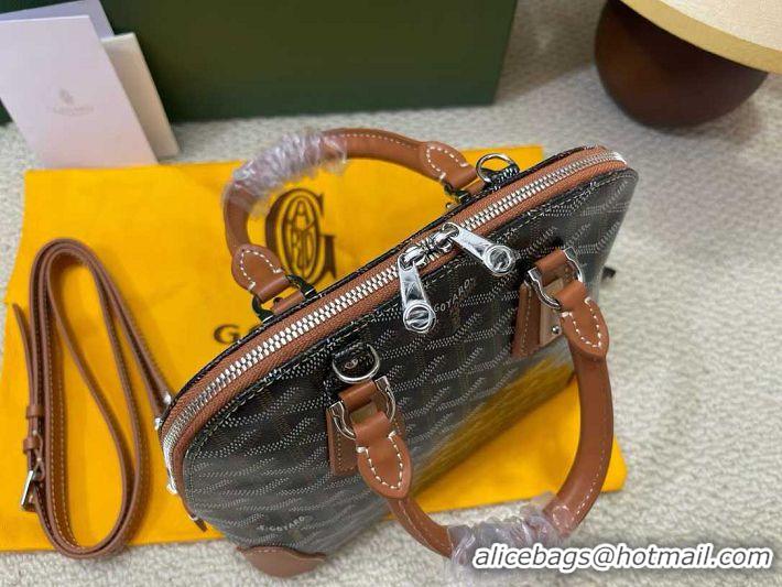 Promotional Goyard Vendome Top Handle Bag 2390 Black And Tan