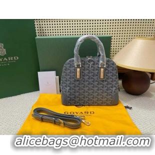 Luxury Discount Goyard Vendome Top Handle Bag 2390 Dark Grey