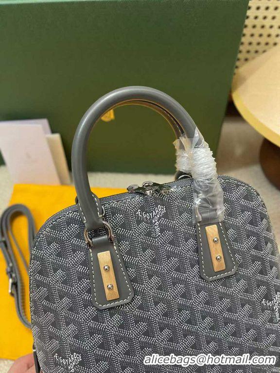 Luxury Discount Goyard Vendome Top Handle Bag 2390 Dark Grey