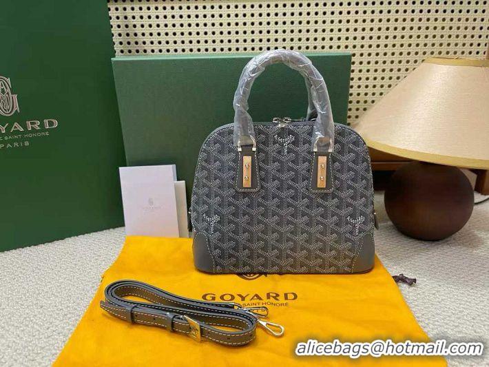 Luxury Discount Goyard Vendome Top Handle Bag 2390 Dark Grey