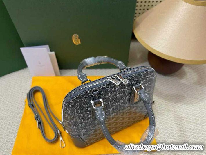 Luxury Discount Goyard Vendome Top Handle Bag 2390 Dark Grey