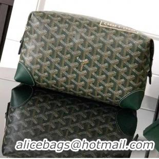 Grade Promotional Goyard Boeing 25 Travel Toilet Bag G8741 Dark Green