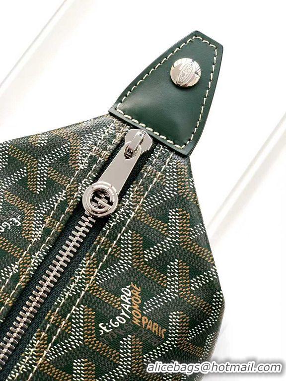 Grade Promotional Goyard Boeing 25 Travel Toilet Bag G8741 Dark Green