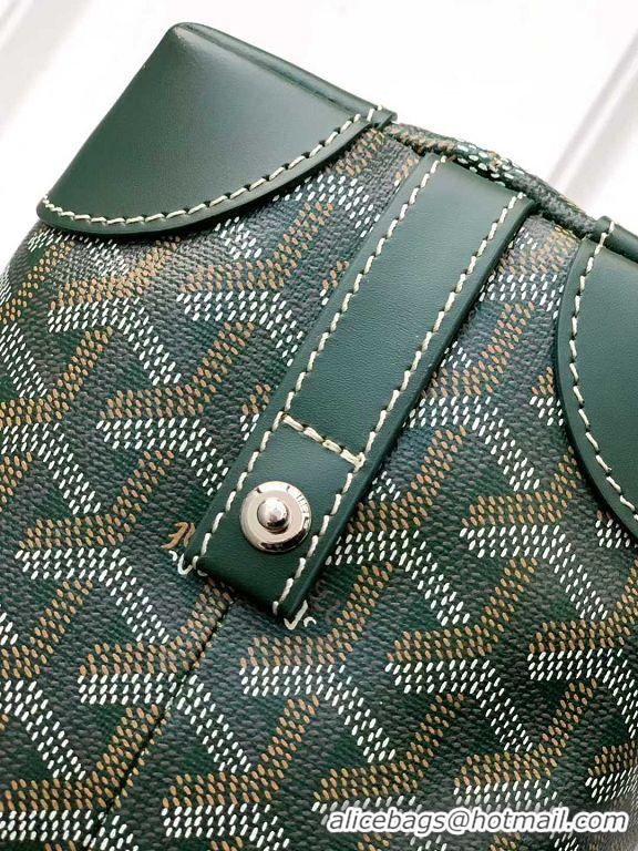 Grade Promotional Goyard Boeing 25 Travel Toilet Bag G8741 Dark Green