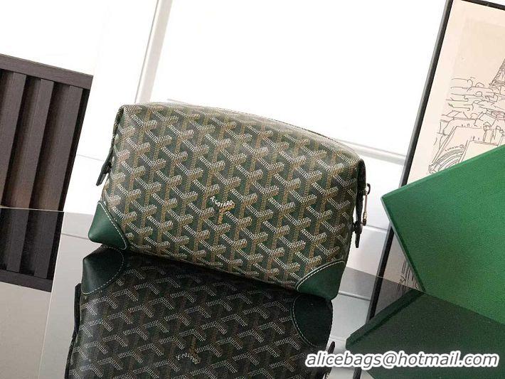 Grade Promotional Goyard Boeing 25 Travel Toilet Bag G8741 Dark Green