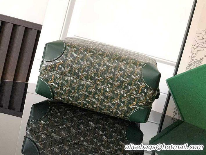 Grade Promotional Goyard Boeing 25 Travel Toilet Bag G8741 Dark Green