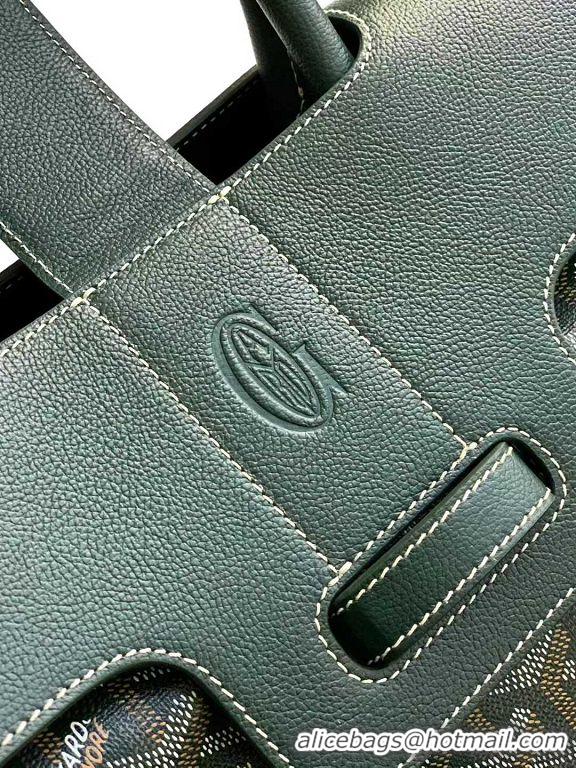 Super Quality New Fashion Goyard Saigon Tote Bag GY11011 Dark Green