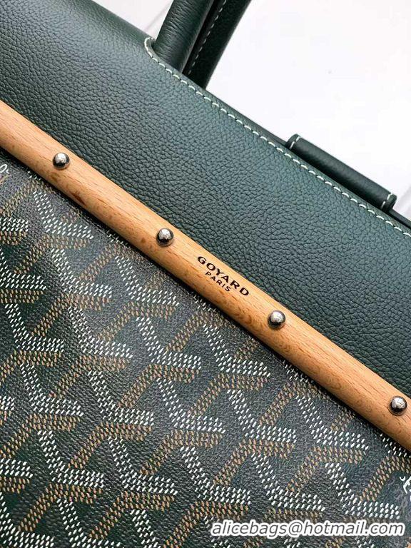 Super Quality New Fashion Goyard Saigon Tote Bag GY11011 Dark Green