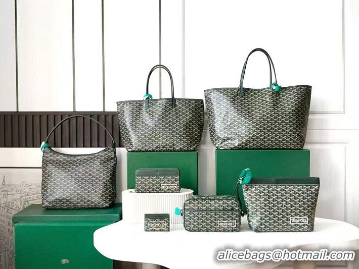 Super Quality New Fashion Goyard Saigon Tote Bag GY11011 Dark Green