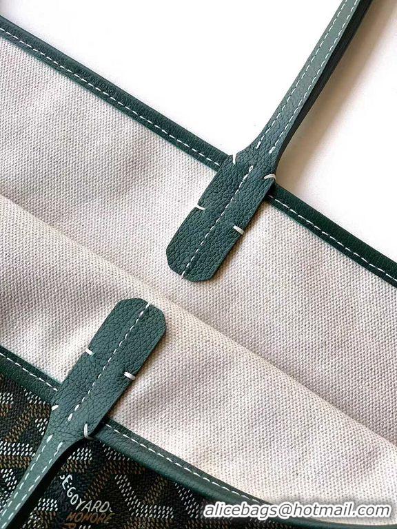Top Grade Goyard Original St Louis Tote PM 18212 Dark Green